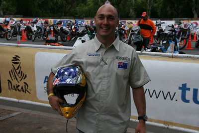 087 IMG_7574 Dakar rider Chris Barrierre Varju 205 from Team Australia.jpg